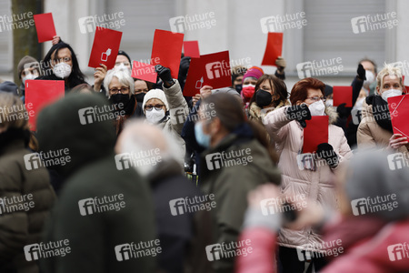 Coronademo in Düsseldorf