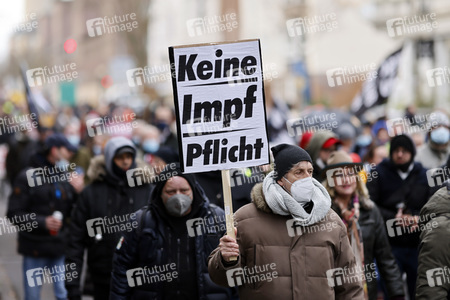 Coronademo in Düsseldorf