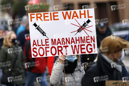 Coronademo in Düsseldorf