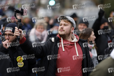 Coronademo in Düsseldorf
