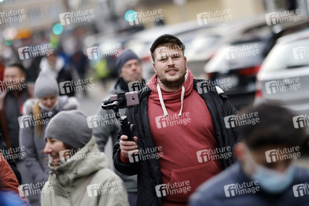 Coronademo in Düsseldorf