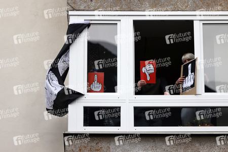 Coronademo in Düsseldorf