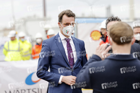 Eröffnung der Baustellte für eine Bio-Flüssiggas-Anlage in Köln