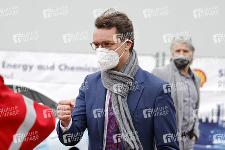 Eröffnung der Baustellte für eine Bio-Flüssiggas-Anlage in Köln