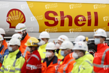 Eröffnung der Baustellte für eine Bio-Flüssiggas-Anlage in Köln