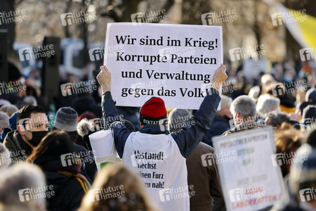 Coronademo in Düsseldorf