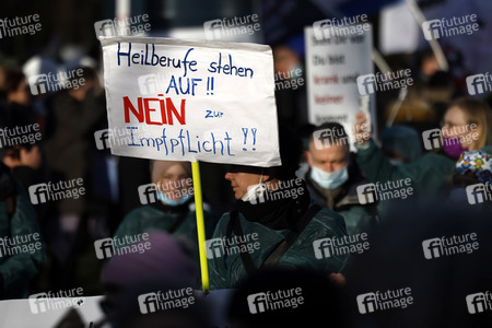 Coronademo in Düsseldorf