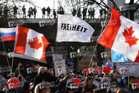 Coronademo in Düsseldorf