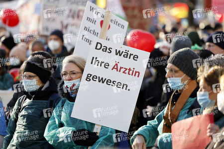 Coronademo in Düsseldorf