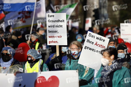 Coronademo in Düsseldorf