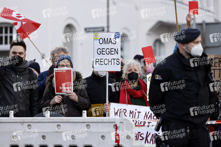 Coronademo in Düsseldorf
