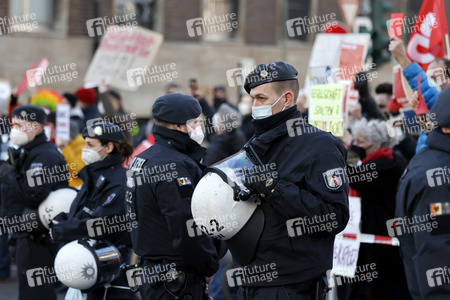 Coronademo in Düsseldorf