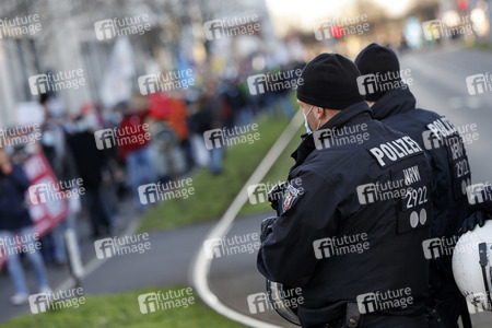 Coronademo in Düsseldorf