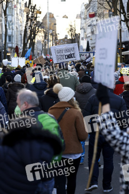 Coronademo in Düsseldorf