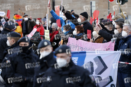 Coronademo in Düsseldorf