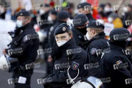 Coronademo in Düsseldorf
