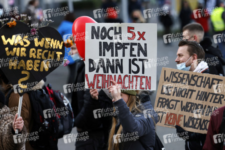 Coronademo in Düsseldorf