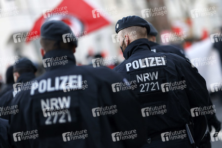 Coronademo in Düsseldorf