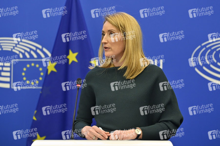 Pressekonferenz mit Iván Duque Márquez im EU-Parlament in Straßburg