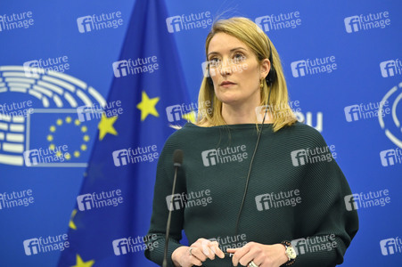 Pressekonferenz mit Iván Duque Márquez im EU-Parlament in Straßburg
