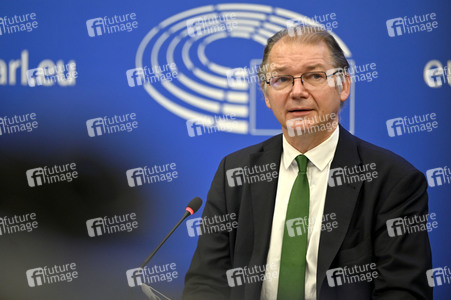 Pressebriefing der Fraktion Grüne/EFA im EU-Parlament in Straßburg
