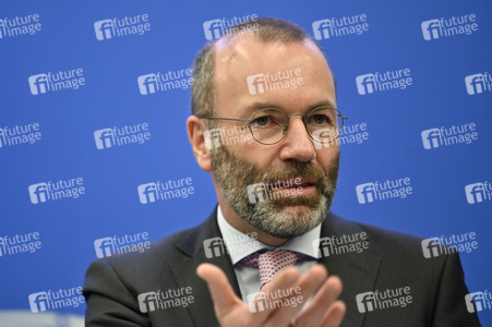 Pressebriefing der Fraktion EVP im EU-Parlament in Straßburg