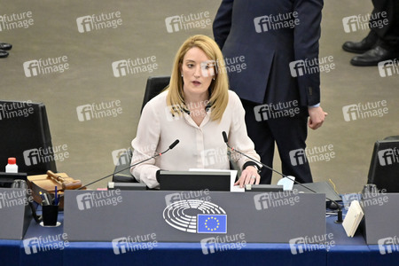 Jahresbericht 2021 der EZB im EU-Parlament in Straßburg