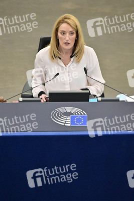 Jahresbericht 2021 der EZB im EU-Parlament in Straßburg