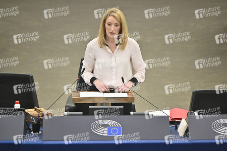 Jahresbericht 2021 der EZB im EU-Parlament in Straßburg