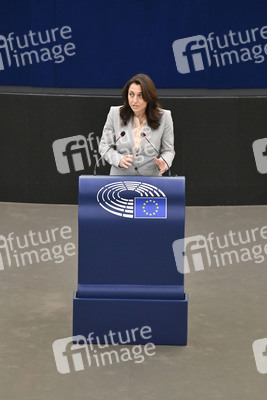 Jahresbericht 2021 der EZB im EU-Parlament in Straßburg