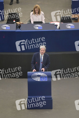 Jahresbericht 2021 der EZB im EU-Parlament in Straßburg