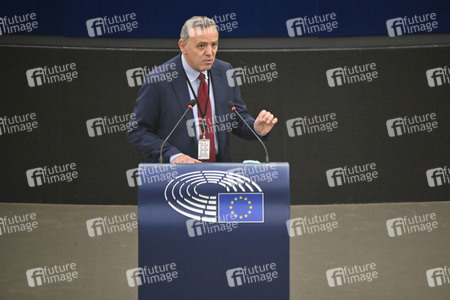 Jahresbericht 2021 der EZB im EU-Parlament in Straßburg