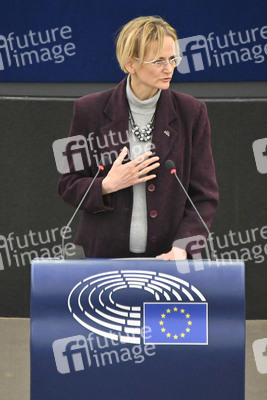 Jahresbericht 2021 der EZB im EU-Parlament in Straßburg