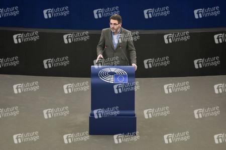 Jahresbericht 2021 der EZB im EU-Parlament in Straßburg