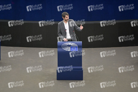 Jahresbericht 2021 der EZB im EU-Parlament in Straßburg
