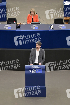 Jahresbericht 2021 der EZB im EU-Parlament in Straßburg