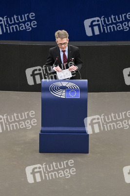 Jahresbericht 2021 der EZB im EU-Parlament in Straßburg