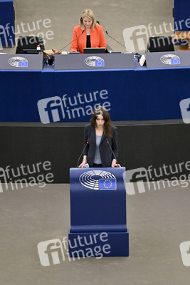Jahresbericht 2021 der EZB im EU-Parlament in Straßburg