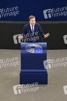 Jahresbericht 2021 der EZB im EU-Parlament in Straßburg