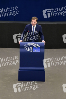 Jahresbericht 2021 der EZB im EU-Parlament in Straßburg