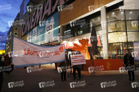 Kino-Demo während der Berlinale 2022