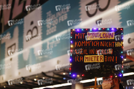 Kino-Demo während der Berlinale 2022