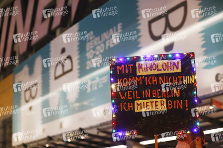 Kino-Demo während der Berlinale 2022