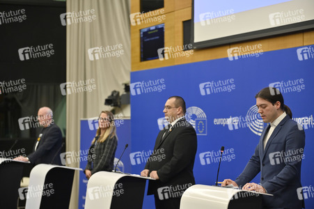 Pressekonferenz 'Welches Europa wollen wir?' im Europäischen Parlament in Straßburg