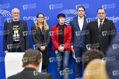 Pressekonferenz 'Welches Europa wollen wir?' im Europäischen Parlament in Straßburg