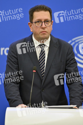 Pressekonferenz 'Die nationalen und sprachlichen Minderheiten ' im Europäischen Parlament in Straßburg