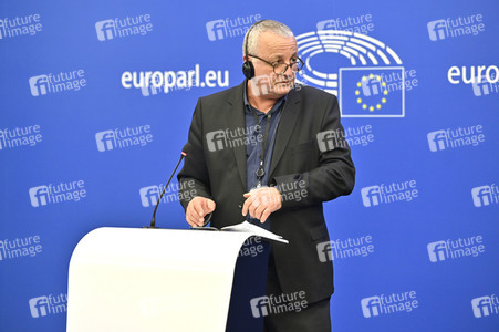 Pressekonferenz 'Die nationalen und sprachlichen Minderheiten ' im Europäischen Parlament in Straßburg