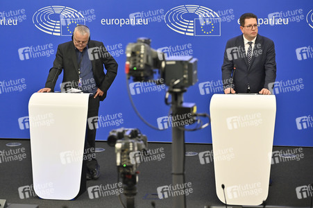 Pressekonferenz 'Die nationalen und sprachlichen Minderheiten ' im Europäischen Parlament in Straßburg