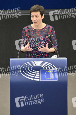 Plenartagung zur militärischen Bedrohung der Ukraine durch Russland im EU-Parlament in Straßburg