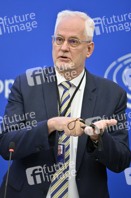 Pressekonferenz zum Urteil des Europäischen Gerichtshofs im EU-Parlament in Strassburg